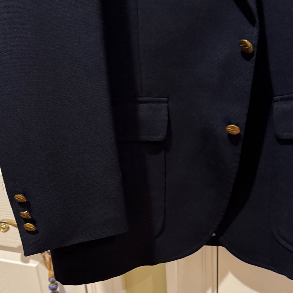 Vintage 1980s Izod Lacoste Classic Navy Blazer - Picture 4 of 9